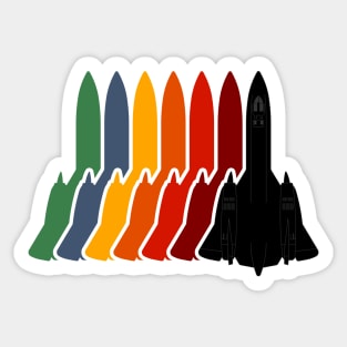 Retro Blackbird Sticker